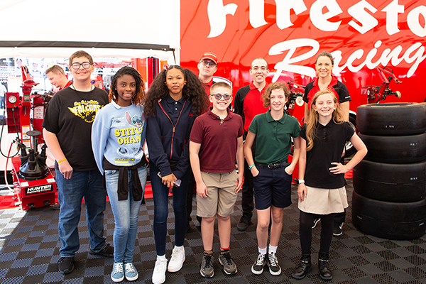  STEM students learn about science of racing 